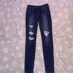 American Eagle jeans size 4 and X-long.